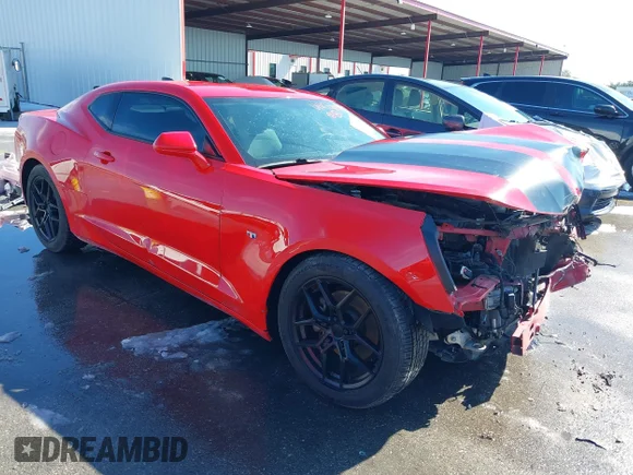 ✅ 2018 Chevrolet Camaro 1LT • VIN: 1G1FB1RS4J0187963 • Lot: 44261084. Listed on IAAI with 74,608 mi. Free auction sales archive from the USA and detailed vehicle history report at DreamBid. Image 1.