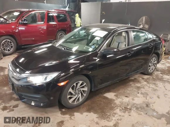 ✅ 2018 Honda Civic EX • VIN: 2HGFC2F76JH573243 • Lot: 44225334. Listed on IAAI with 69,236 mi. Free auction sales archive from the USA and detailed vehicle history report at DreamBid. Image 2.