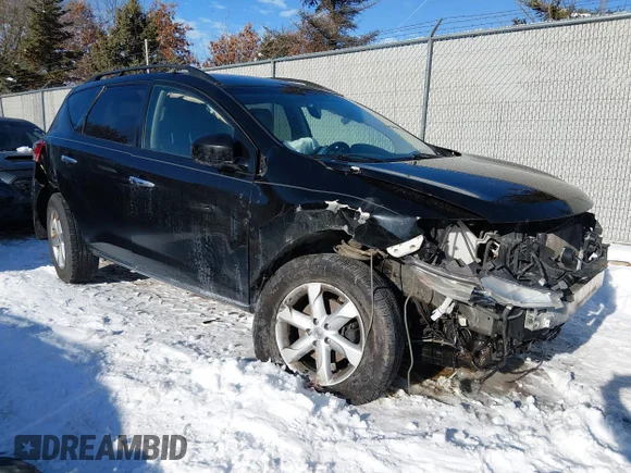 ✅ 2009 Nissan Murano SL • VIN: JN8AZ18W69W151724 • Lot: 43891098. Wystawiony na IAAI z przebiegiem Nie podano. Bezpłatny archiwum sprzedaży aukcyjnych z USA i szczegółowy raport historii pojazdu na DreamBid. Zdjęcie 1.