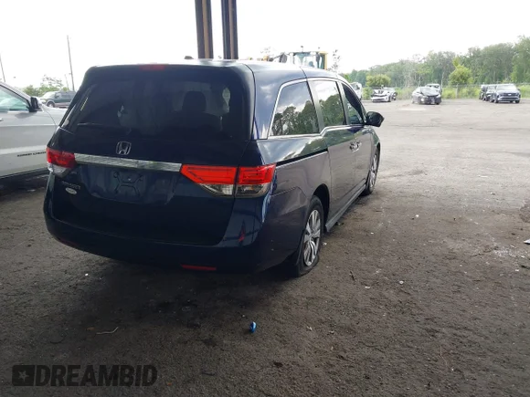 ✅ 2014 Honda Odyssey EX-L • VIN: 5FNRL5H65EB098259 • Lot: 45644691. Listed on IAAI with 211,658 mi. Free auction sales archive from the USA and detailed vehicle history report at DreamBid. Image 4.