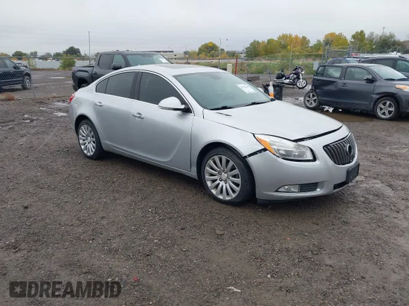 ✅ 2012 Buick Regal Premium 1 • VIN: 2G4GS5EK4C9164809 • Лот: 43422504. Опубликован ранее на IAAI с пробегом 131 396 миль. Бесплатный доступ к архиву аукционных продаж из США и подробный отчёт об истории автомобиля на DreamBid. Изображение 1.