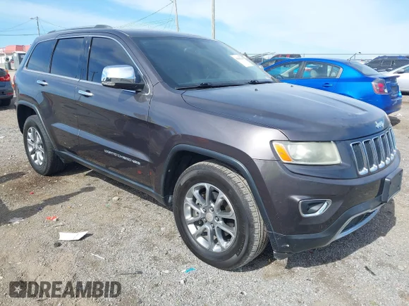 ✅ 2015 Jeep Grand Cherokee Limited • VIN: 1C4RJEBG2FC635238 • Лот: 45094746. Опубліковано раніше на IAAI з пробігом 131 611 миль. Безкоштовний доступ до архіву аукціонних продажів зі США та докладний звіт про історію автомобіля на DreamBid. Зображення 1.