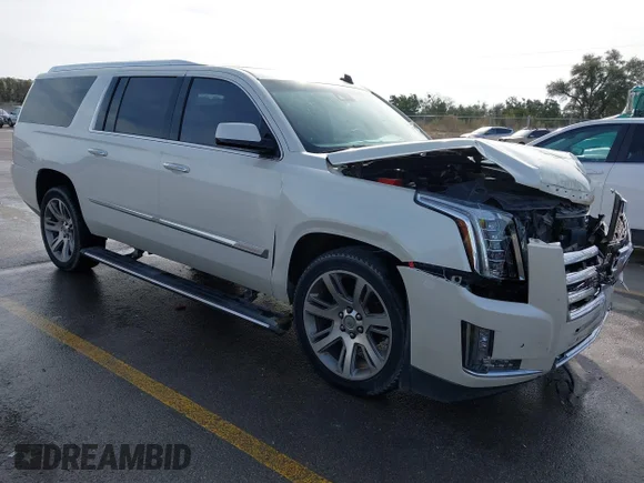✅ 2015 Cadillac Escalade ESV Premium • VIN: 1GYS4JKJXFR264835 • Лот: 44398169. Опубликован ранее на IAAI с пробегом 146 766 миль. Бесплатный доступ к архиву аукционных продаж из США и подробный отчёт об истории автомобиля на DreamBid. Изображение 1.