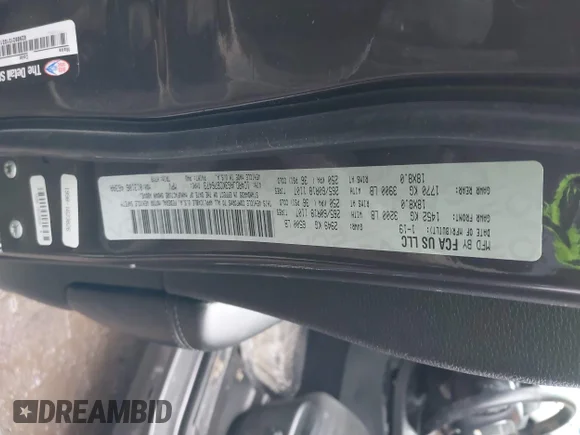 ✅ 2019 Dodge Durango SXT Plus • VIN: 1C4RDJAG3KC676473 • Лот: 44489319. Опубліковано раніше на IAAI з пробігом 49 749 миль. Безкоштовний доступ до архіву аукціонних продажів зі США та докладний звіт про історію автомобіля на DreamBid. Зображення 9.