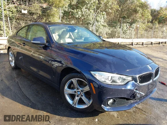 ✅ 2015 BMW 4 Series 428i • VIN: WBA3N3C53FK234408 • Lot: 43713607. Listed on IAAI with 90,533 mi. Free auction sales archive from the USA and detailed vehicle history report at DreamBid. Image 1.