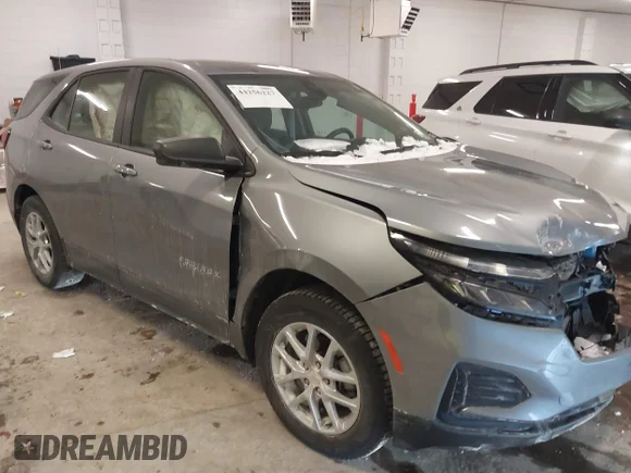 ✅ 2024 Chevrolet Equinox LS • VIN: 3GNAX5EG7RL281563 • Lot: 44256227. Listed on IAAI with 67,120 mi. Free auction sales archive from the USA and detailed vehicle history report at DreamBid. Image 1.