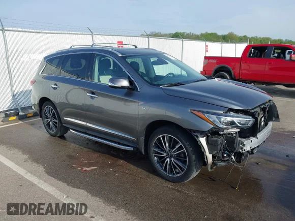 ✅ 2020 Infiniti QX60 Luxe • VIN: 5N1DL0MMXLC545904 • Лот: 44861180. Опубликован ранее на IAAI с пробегом 66 873 миль. Бесплатный доступ к архиву аукционных продаж из США и подробный отчёт об истории автомобиля на DreamBid. Изображение 1.