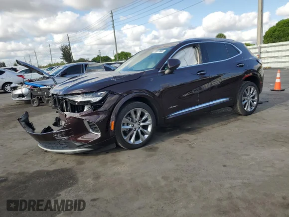 ✅ 2023 Buick Envision Avenir • VIN: LRBFZRR48PD148991 • Лот: 55977885. Опубліковано раніше на Copart з пробігом 7 626 миль. Безкоштовний доступ до архіву аукціонних продажів зі США та докладний звіт про історію автомобіля на DreamBid. Зображення 1.