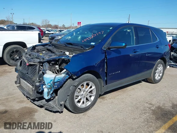 ✅ 2019 Chevrolet Equinox LT • VIN: 3GNAXKEV1KL375120 • Lot: 44325197. Wystawiony na IAAI z przebiegiem 79 468 mil. Bezpłatny archiwum sprzedaży aukcyjnych z USA i szczegółowy raport historii pojazdu na DreamBid. Zdjęcie 2.