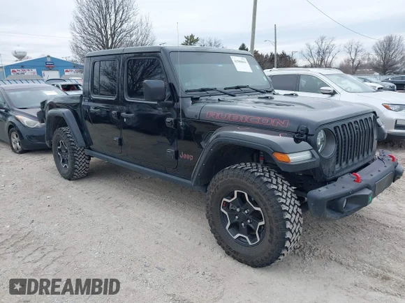 ✅ 2022 Jeep Gladiator Rubicon • VIN: 1C6JJTBG7NL145501 • Lot: 41506842. Wystawiony na IAAI z przebiegiem 20 593 mil. Bezpłatny archiwum sprzedaży aukcyjnych z USA i szczegółowy raport historii pojazdu na DreamBid. Zdjęcie 1.