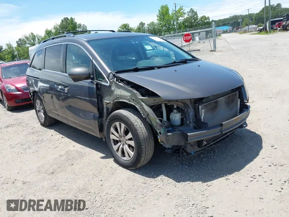 ✅ 2016 Honda Odyssey EX-L • VIN: 5FNRL5H65GB047704 • Lot: 45370050. Listed on IAAI with 158,613 mi. Free auction sales archive from the USA and detailed vehicle history report at DreamBid. Image 1.