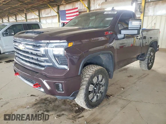 ✅ 2024 Chevrolet Silverado 2500HD Work Truck • VIN: 1GC3YLE73RF317097 • Lot: 48818686. Wystawiony na Copart z przebiegiem 15 583 mil. Bezpłatny archiwum sprzedaży aukcyjnych z USA i szczegółowy raport historii pojazdu na DreamBid. Zdjęcie 1.