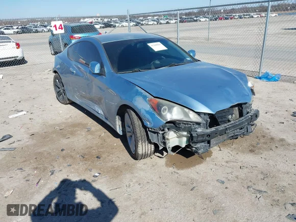 ✅ 2010 Hyundai Genesis Coupe Premium • VIN: KMHHT6KD1AU040560 • Lot: 41360956. Wystawiony na IAAI z przebiegiem 118 738 mil. Bezpłatny archiwum sprzedaży aukcyjnych z USA i szczegółowy raport historii pojazdu na DreamBid. Zdjęcie 1.