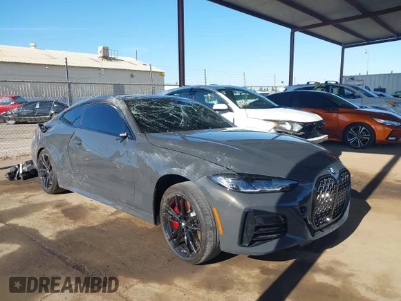 ✅ 2022 BMW 4 Series M440i xDrive • VIN: WBA13AR05NCJ90711 • Lot: 42809557. Listed on IAAI with 17,854 mi. Free auction sales archive from the USA and detailed vehicle history report at DreamBid. Image 1.