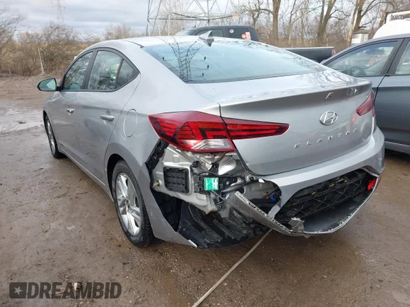 ✅ 2020 Hyundai Elantra SEL • VIN: 5NPD84LF2LH596060 • Lot: 44091867. Listed on IAAI with 74,535 mi. Free auction sales archive from the USA and detailed vehicle history report at DreamBid. Image 3.