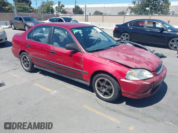 ✅ 1998 Honda Civic LX • VIN: 1HGEJ6677WL028879 • Лот: 45651208. Опубліковано раніше на IAAI з пробігом 222 780 миль. Безкоштовний доступ до архіву аукціонних продажів зі США та докладний звіт про історію автомобіля на DreamBid. Зображення 1.