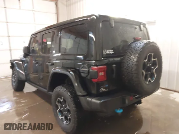 ✅ 2022 Jeep Wrangler Unlimited Rubicon • VIN: 1C4JJXR61NW185231 • Lot: 44208342. Wystawiony na IAAI z przebiegiem 32 703 mil. Bezpłatny archiwum sprzedaży aukcyjnych z USA i szczegółowy raport historii pojazdu na DreamBid. Zdjęcie 3.