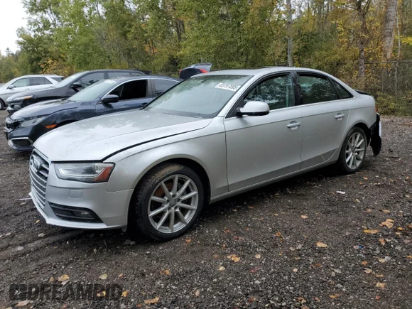 ✅ 2014 Audi A4 Progressiv • VIN: WAUFFCFL7EN013797 • Lot: 83797895. Listed on Copart with Not provided. Free auction sales archive from the USA and detailed vehicle history report at DreamBid. Image 1.