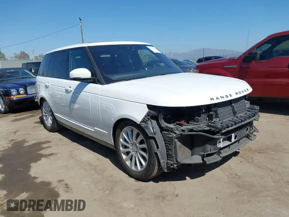✅ 2019 Land Rover Range Rover • VIN: SALGR2RV6KA544328 • Lot: 43376512. Listed on IAAI with 72,449 mi. Free auction sales archive from the USA and detailed vehicle history report at DreamBid. Image 1.