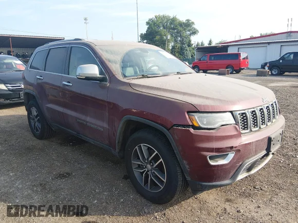 ✅ 2017 Jeep Grand Cherokee Limited • VIN: 1C4RJFBG8HC635284 • Lot: 45503540. Wystawiony na IAAI z przebiegiem 204 464 mil. Bezpłatny archiwum sprzedaży aukcyjnych z USA i szczegółowy raport historii pojazdu na DreamBid. Zdjęcie 1.