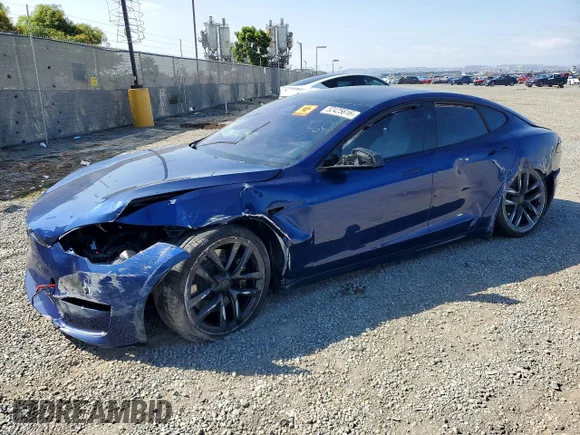 ✅ 2023 Tesla Model S • VIN: 5YJSA1E55PF522246 • Lot: 52425616. Listed on Copart with 41,344 mi. Free auction sales archive from the USA and detailed vehicle history report at DreamBid. Image 1.