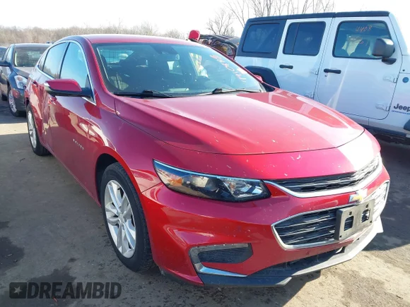 ✅ 2016 Chevrolet Malibu Hybrid • VIN: 1G1ZJ5SU9GF314103 • Lot: 44108118. Listed on IAAI with 70,958 mi. Free auction sales archive from the USA and detailed vehicle history report at DreamBid. Image 1.