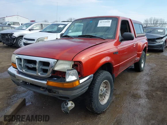 ✅ 1998 Ford Ranger XLT • VIN: 1FTYR11X7WPB02860 • Лот: 41714168. Опубліковано раніше на IAAI з пробігом 90 617 миль. Безкоштовний доступ до архіву аукціонних продажів зі США та докладний звіт про історію автомобіля на DreamBid. Зображення 2.