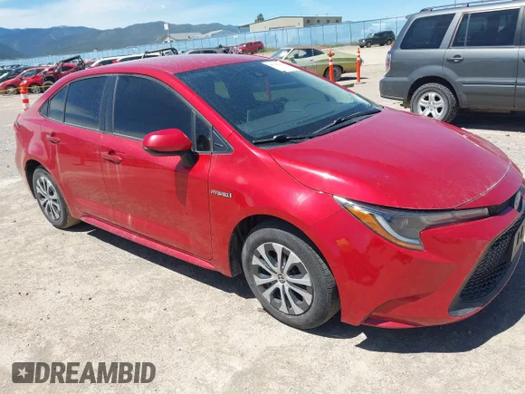 ✅ 2020 Toyota Corolla Hybrid LE • VIN: JTDEBRBE3LJ008914 • Lot: 45304119. Wystawiony na IAAI z przebiegiem 103 074 mil. Bezpłatny archiwum sprzedaży aukcyjnych z USA i szczegółowy raport historii pojazdu na DreamBid. Zdjęcie 1.