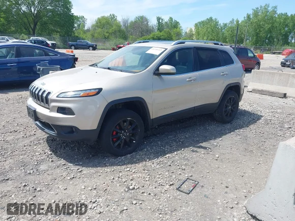 ✅ 2015 Jeep Cherokee Limited • VIN: 1C4PJMDS3FW558297 • Lot: 45230312. Listed on IAAI with 202,196 mi. Free auction sales archive from the USA and detailed vehicle history report at DreamBid. Image 2.