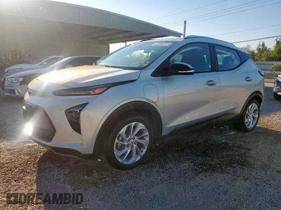 ✅ 2023 Chevrolet Bolt EUV LT • VIN: 1G1FY6S06P4148507 • Lot: 86227935. Listed on Copart with 101,384 mi. Free auction sales archive from the USA and detailed vehicle history report at DreamBid. Image 1.