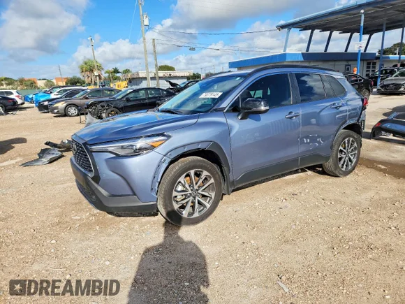 ✅ 2025 Toyota Corolla Cross XLE • VIN: 7MUDAAAG8SV133174 • Lot: 79379145. Listed on Copart with 23,431 mi. Free auction sales archive from the USA and detailed vehicle history report at DreamBid. Image 1.