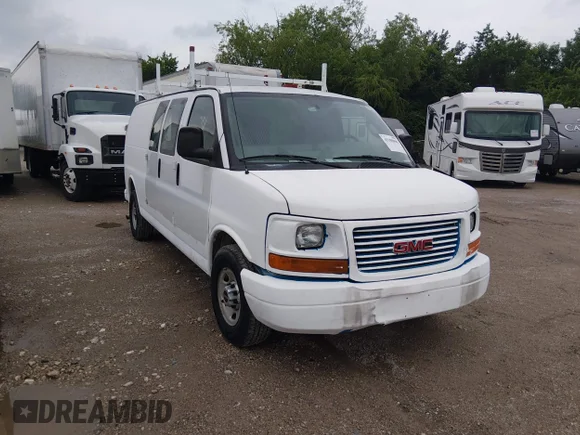 ✅ 2017 GMC Savana Cargo • VIN: 1GTW7BFF6H1139097 • Лот: 45180899. Опубликован ранее на IAAI с пробегом 119 416 миль. Бесплатный доступ к архиву аукционных продаж из США и подробный отчёт об истории автомобиля на DreamBid. Изображение 1.