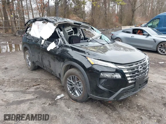 ✅ 2025 Nissan Rogue S • VIN: 5N1BT3AB5SC674773 • Lot: 44649988. Listed on IAAI with 3,219 mi. Free auction sales archive from the USA and detailed vehicle history report at DreamBid. Image 6.