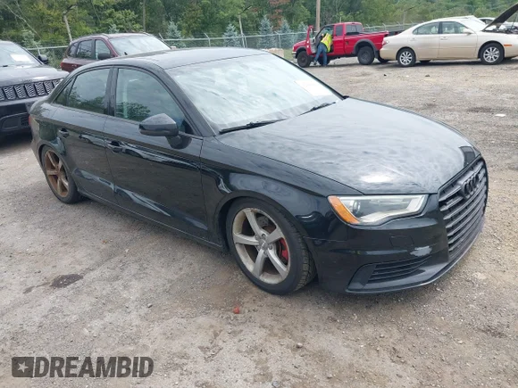 ✅ 2015 Audi A3 Premium • VIN: WAUBFGFF6F1046637 • Lot: 42988051. Listed on IAAI with 185,887 mi. Free auction sales archive from the USA and detailed vehicle history report at DreamBid. Image 1.