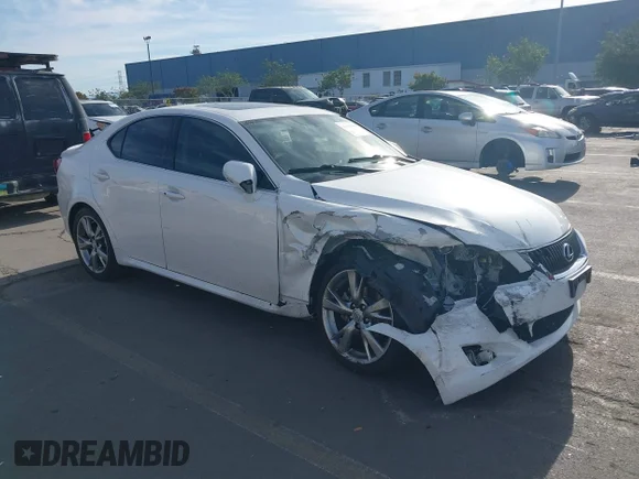 ✅ 2010 Lexus IS 250 • VIN: JTHBF5C21A5114965 • Лот: 43663489. Опубліковано раніше на IAAI з пробігом 55 923 миль. Безкоштовний доступ до архіву аукціонних продажів зі США та докладний звіт про історію автомобіля на DreamBid. Зображення 1.