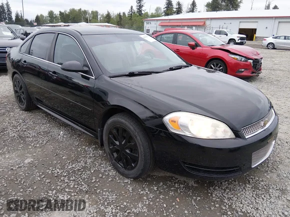 ✅ 2012 Chevrolet Impala LS Retail • VIN: 2G1WA5E35C1142966 • Лот: 45053579. Опубликован ранее на IAAI с пробегом 180 224 миль. Бесплатный доступ к архиву аукционных продаж из США и подробный отчёт об истории автомобиля на DreamBid. Изображение 1.