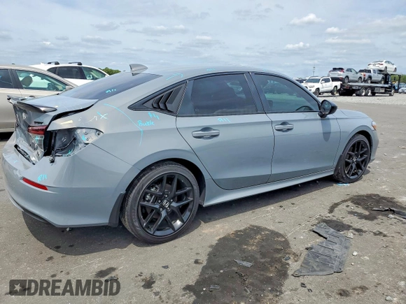✅ 2026 Honda Civic Sport • VIN: 2HGFE4F81TH317237 • Lot: 49248496. Wystawiony na Copart z przebiegiem 3 240 mil. Bezpłatny archiwum sprzedaży aukcyjnych z USA i szczegółowy raport historii pojazdu na DreamBid. Zdjęcie 3.