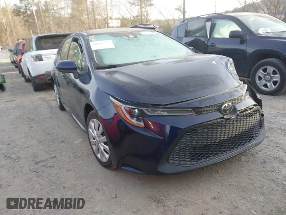 ✅ 2020 Toyota Corolla LE • VIN: JTDEPRAE9LJ116862 • Lot: 44243773. Wystawiony na IAAI z przebiegiem 46 831 mil. Bezpłatny archiwum sprzedaży aukcyjnych z USA i szczegółowy raport historii pojazdu na DreamBid. Zdjęcie 1.