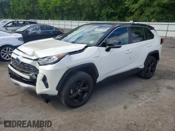 ✅ 2021 Toyota RAV4 Hybrid XSE • VIN: 2T3E6RFV6MW022534 • Lot: 60132156. Wystawiony na Copart z przebiegiem 66 798 mil. Bezpłatny archiwum sprzedaży aukcyjnych z USA i szczegółowy raport historii pojazdu na DreamBid. Zdjęcie 1.