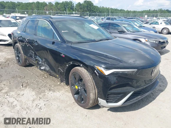 ✅ 2024 Acura ZDX Type S • VIN: 4W5XHPRL0RZ507019 • Lot: 42859478. Listed on IAAI with 2,755 mi. Free auction sales archive from the USA and detailed vehicle history report at DreamBid. Image 1.