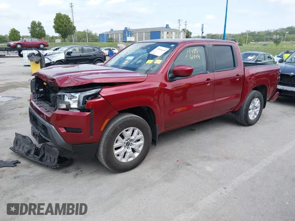 ✅ 2022 Nissan Frontier SV • VIN: 1N6ED1EJ3NN670862 • Лот: 44856449. Опубліковано раніше на IAAI з пробігом 49 736 миль. Безкоштовний доступ до архіву аукціонних продажів зі США та докладний звіт про історію автомобіля на DreamBid. Зображення 2.