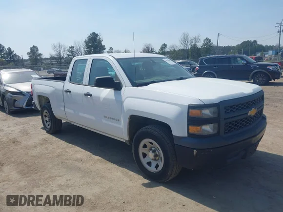 ✅ 2014 Chevrolet Silverado 1500 Work Truck • VIN: 1GCRCPEHXEZ324842 • Lot: 44706900. Listed on IAAI with 209,779 mi. Free auction sales archive from the USA and detailed vehicle history report at DreamBid. Image 1.