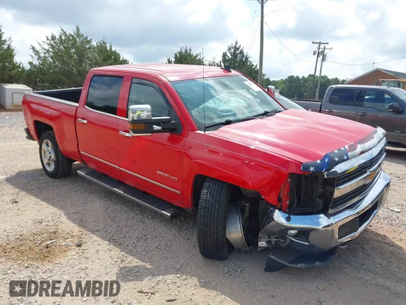 ✅ 2016 Chevrolet Silverado 2500HD LTZ • VIN: 1GC1KWEG0GF161673 • Lot: 42767825. Listed on IAAI with 121,313 mi. Free auction sales archive from the USA and detailed vehicle history report at DreamBid. Image 1.