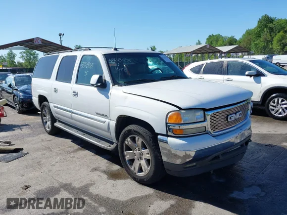 ✅ 2005 GMC Yukon XL SLT • VIN: 3GKFK16Z45G185516 • Lot: 42128128. Wystawiony na IAAI z przebiegiem 245 919 mil. Bezpłatny archiwum sprzedaży aukcyjnych z USA i szczegółowy raport historii pojazdu na DreamBid. Zdjęcie 1.
