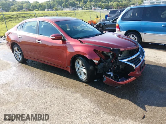✅ 2014 Nissan Altima SV • VIN: 1N4AL3AP1EC201796 • Lot: 45070356. Listed on IAAI with 112,438 mi. Free auction sales archive from the USA and detailed vehicle history report at DreamBid. Image 1.