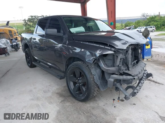 ✅ 2018 Ram 1500 Express • VIN: 1C6RR6KT2JS219062 • Lot: 43064486. Listed on IAAI with Not provided. Free auction sales archive from the USA and detailed vehicle history report at DreamBid. Image 1.