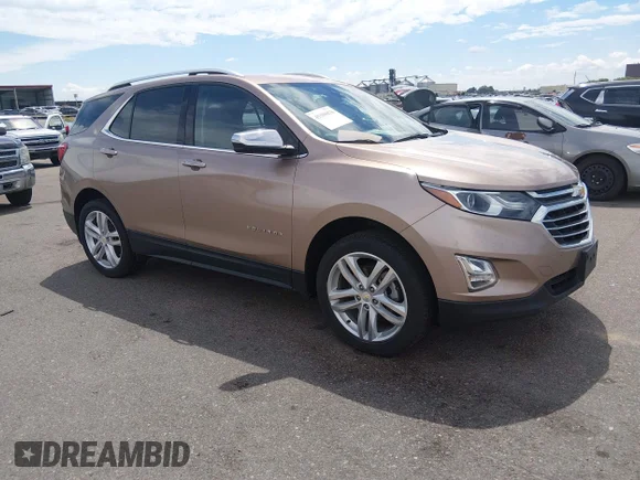 ✅ 2019 Chevrolet Equinox Premier • VIN: 2GNAXYEX6K6134159 • Lot: 45308878. Wystawiony na IAAI z przebiegiem 86 424 mil. Bezpłatny archiwum sprzedaży aukcyjnych z USA i szczegółowy raport historii pojazdu na DreamBid. Zdjęcie 1.