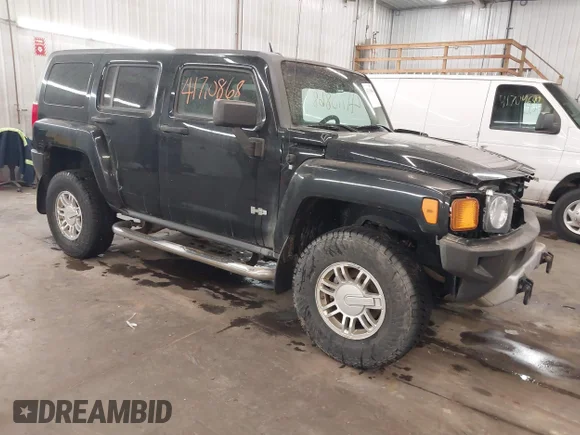 ✅ 2008 Hummer H3 SUV • VIN: 5GTEN13E388157483 • Лот: 41710868. Опубліковано раніше на IAAI з пробігом 90 922 миль. Безкоштовний доступ до архіву аукціонних продажів зі США та докладний звіт про історію автомобіля на DreamBid. Зображення 1.