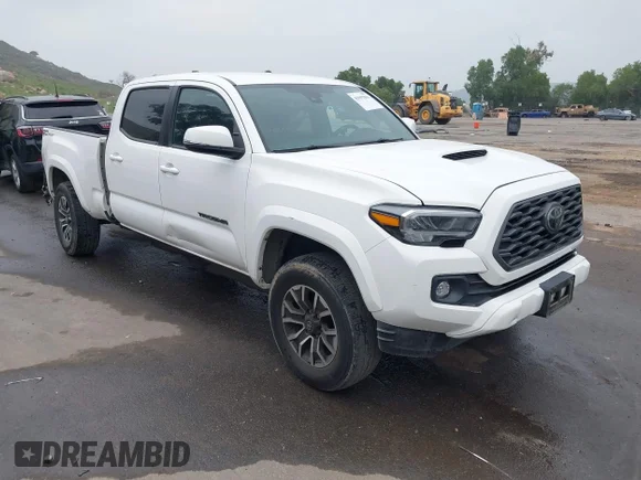 ✅ 2021 Toyota Tacoma SR5 • VIN: 3TMBZ5DN9MM031848 • Lot: 43997856. Listed on IAAI with 46,805 mi. Free auction sales archive from the USA and detailed vehicle history report at DreamBid. Image 1.