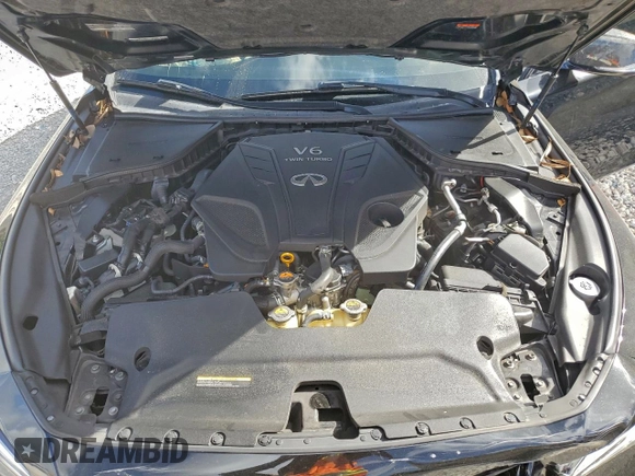 ✅ 2021 Infiniti Q50 Red Sport 400 • VIN: JN1FV7DP3MM850329 • Lot: 95342025. Listed on Copart with 70,950 mi. Free auction sales archive from the USA and detailed vehicle history report at DreamBid. Image 11.